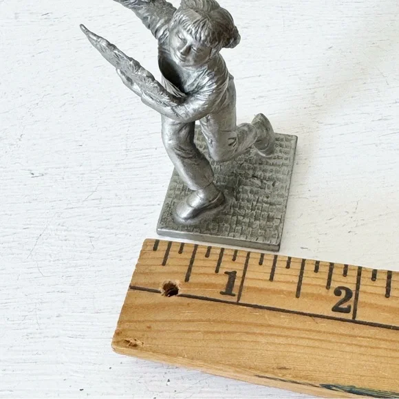 Vintage Chinese Fan Dancer Selangor Pewter - Picture 10 of 11